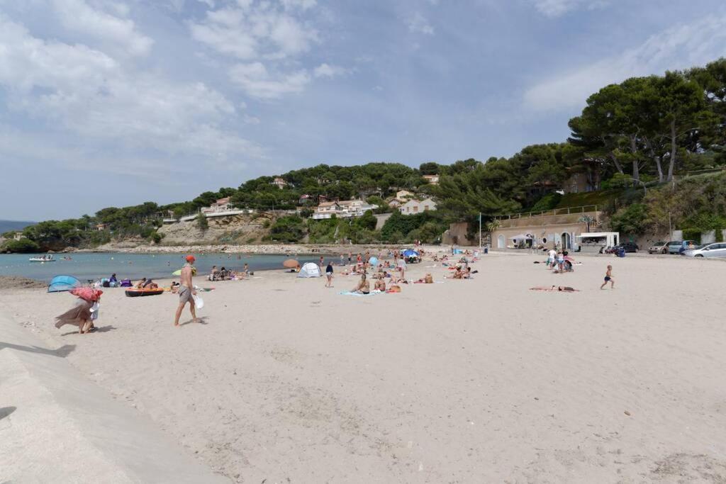 St-Cyr - Studio Avec Balcon, Vue Mer Et Proche Plage Daire Saint-Cyr-sur-Mer Dış mekan fotoğraf